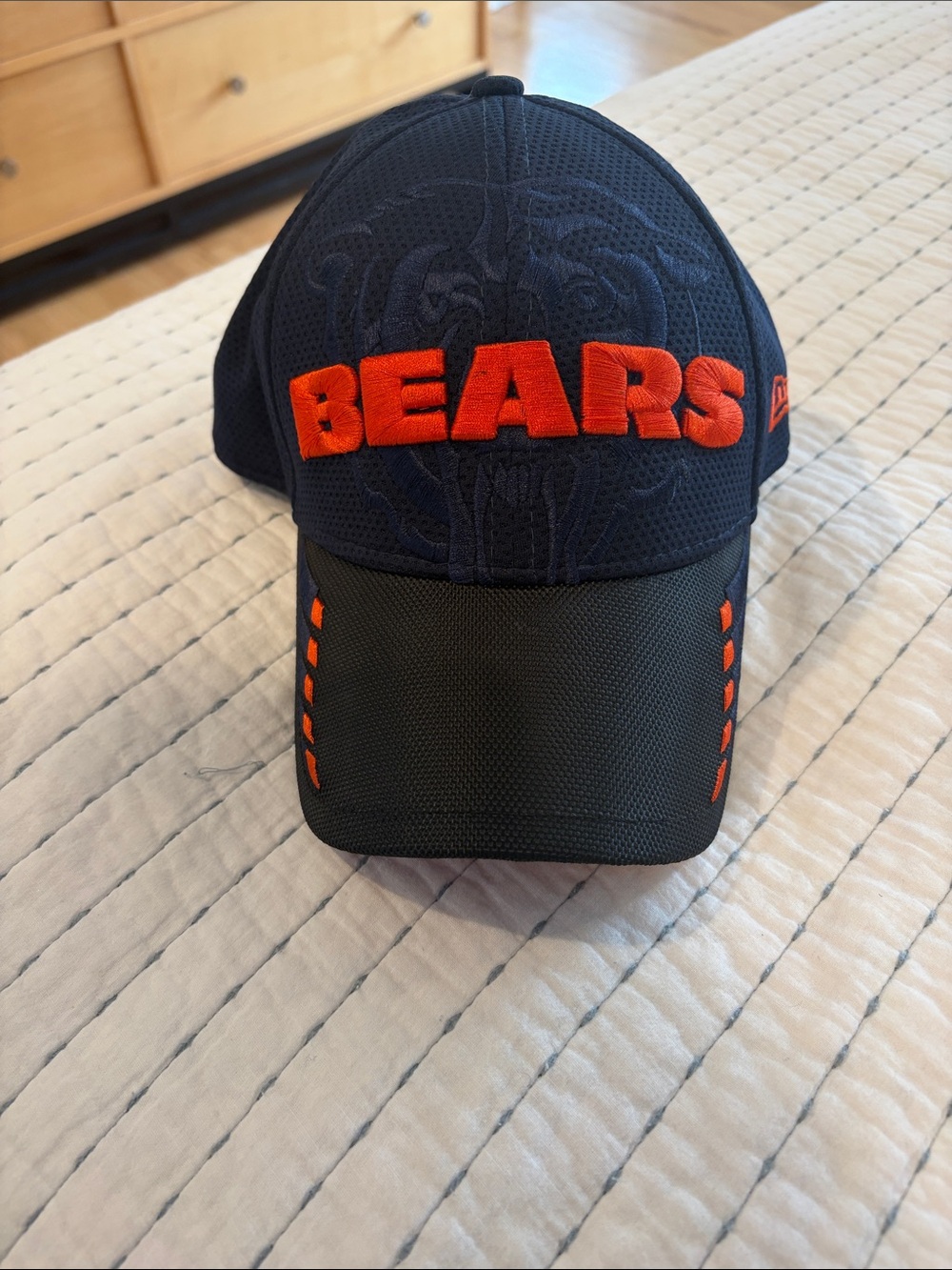 Chicago Bears Navy and Orange Cap - Official Logo Style